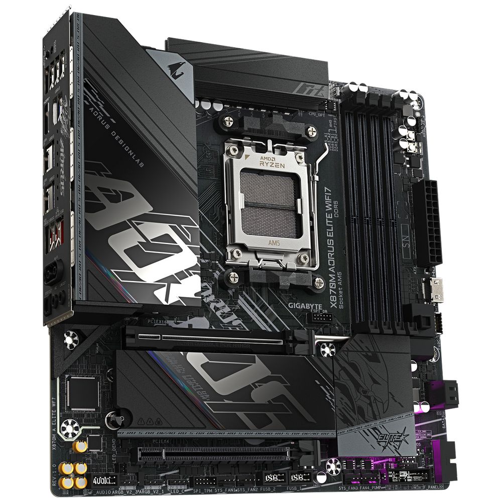 Материнская плата Gigabyte X870M AORUS ELITE WIFI7, RTL — изображение 4