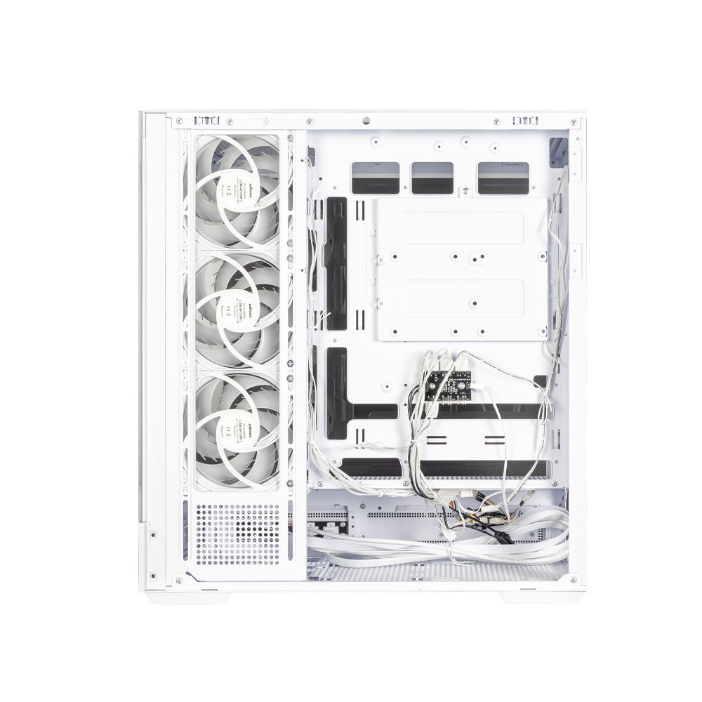 Корпус для ПК Zalman P40 DS White ATX Mid Tower PC Case, 120mm ARGB Fanx4 — изображение 11
