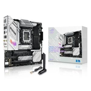 Материнская плата ASUS ROG STRIX B760-G GAMING WIFI LGA1700 mATX 4xDDR5 2xPCIEx16 2xPCIEx1 2xM.2 2хUSB-C DP HDMI 2.5GLAN Wi-Fi 6Е