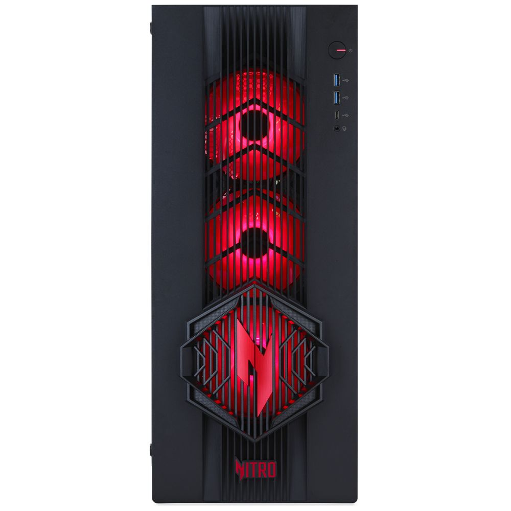 Настольный ПК Acer Nitro 70 N70X3D-100 AMD Ryzen 9 9950X3D/32Gb/SSD1Tb/RTX5080 16Gb/PSU 1200W/NoOS/Black (DG.E5ACD.006) — изображение 2