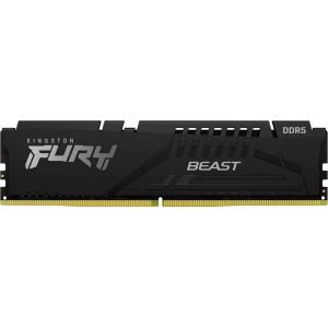 Модуль памяти Kingston 8GB DDR5 5600 DIMM FURY Beast Black EXPO Non-ECC, 1RX16 36-38-38 1.25V 288-pin 16Gbit