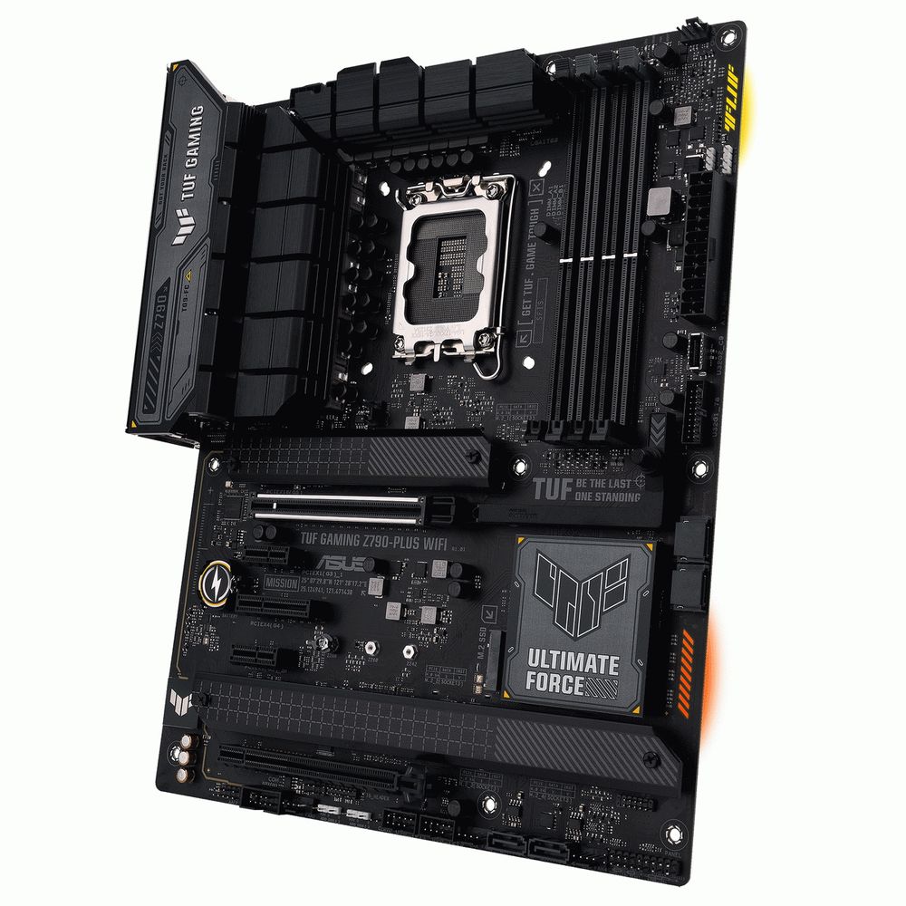 Материнская плата ASUS TUF GAMING Z790-PLUS WIFI LGA1700 ATX 4xDDR5 2xPCIEx16 PCIEx4 2xPCIEx1 4xM.2 2xUSB-C DP HDMI 2.5GLAN Wi-Fi 6Е — изображение 4