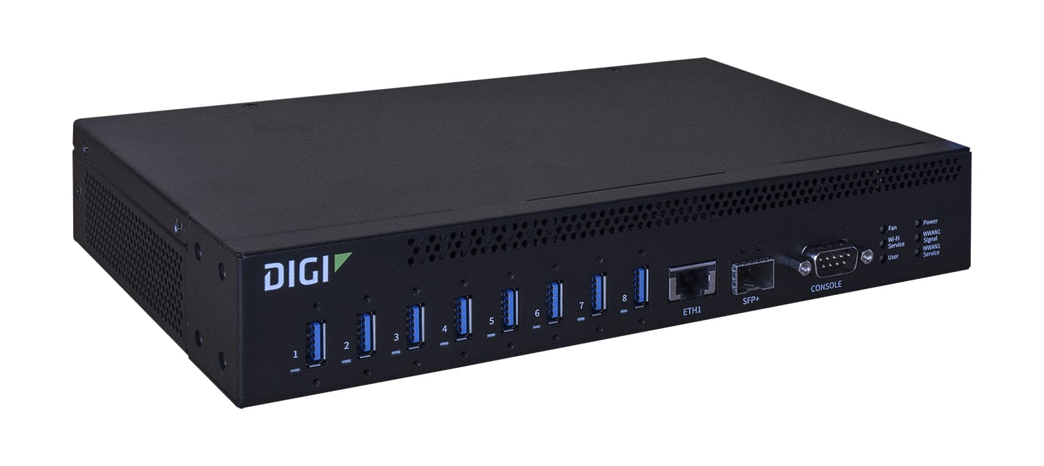 Концентратор сетевой Anywhere USB Plus 8*USB, 1*10/100/1000/10G (SFP+), 1*RS-232, multihost