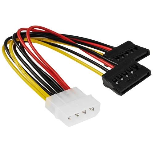 Кабель MOLEX (F)-2SATA (M) 0.2M 00-00027494 GOPOWER — изображение 3