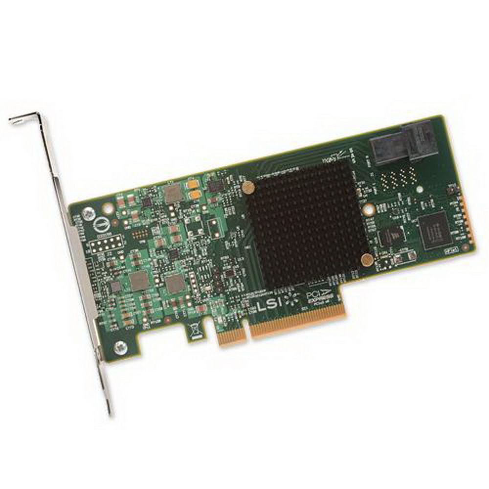 RAID-контроллер Broadcom LSI MegaRAID SAS 9341-4i SGL (LSI00419 / 05-26105-00(J) PCIe 3.0 x8 LP, SAS/SATA 12G, RAID 0,1,5,10,50, 4port(1*int SFF8643), 3008ROC, {5}, (003099) — изображение 2