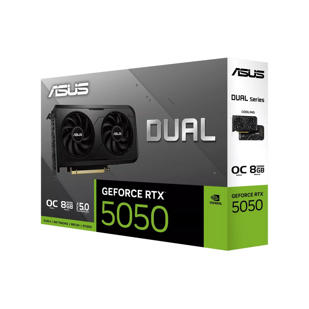 Видеокарта ASUS RTX5050 DUAL OC 8GB GDDR6 128bit 3xDP HDMI 2FAN RTL (DUAL-RTX5050-O8G) — изображение 15