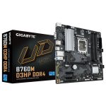 Материнская плата Gigabyte B760M D3HP DDR4, RTL Socket 1700, Intel®B760, 4xDDR4-3200, D-SUB+HDMI+DP, 1xPCI-Ex16, 2xPCI-Ex1, 4xSATA3(RAID 0/1/5/10), 2xM.2, 8Ch Audio, GLan, (2+4)xUSB2.0, (3+2)xUSB3.2, (0+1)xUSB3.2 Type-C™, 1xPS/2, ATX, RTL