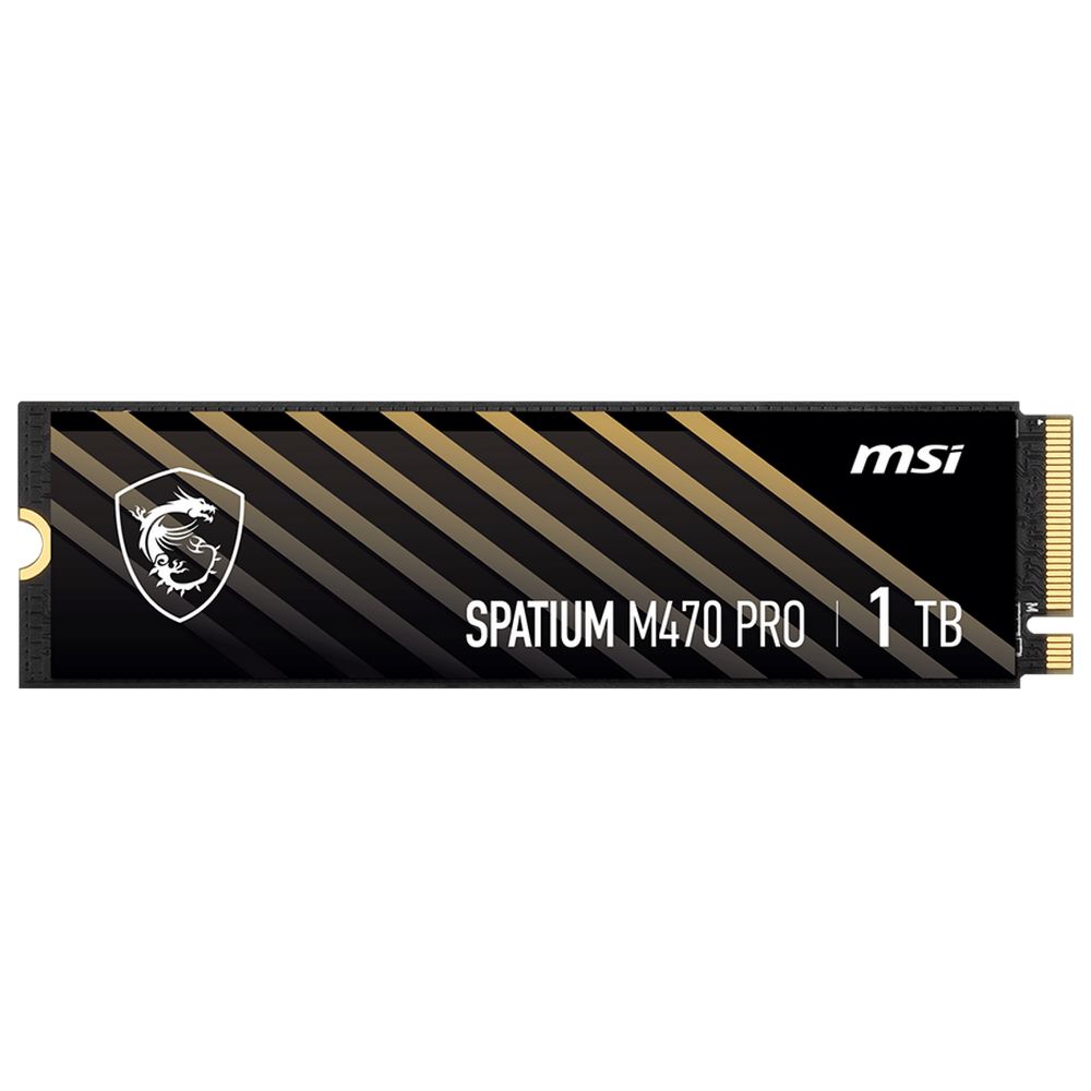 Твердотельный накопитель SSD MSI M.2 2280 1TB SPATIUM M470 PRO Client SSD S78-440L0J0-P83, PCIe Gen4x4 with NVMe — изображение 3