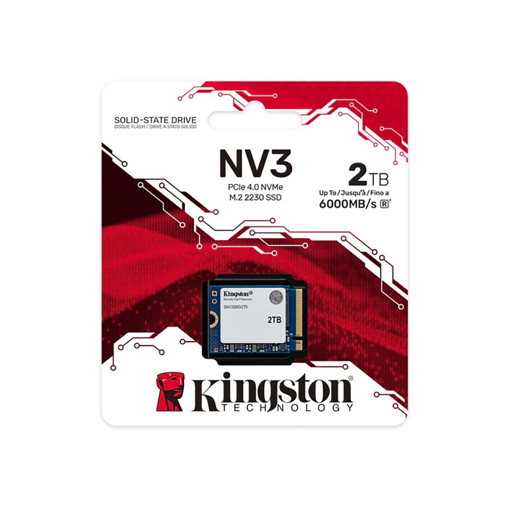 Твердотельный накопитель SSD Kingston NV3 SNV3SM3/2T0 2TB, M.2 2230, PCIe 4.0 x4, NVM Express, TBW 640TB — изображение 3