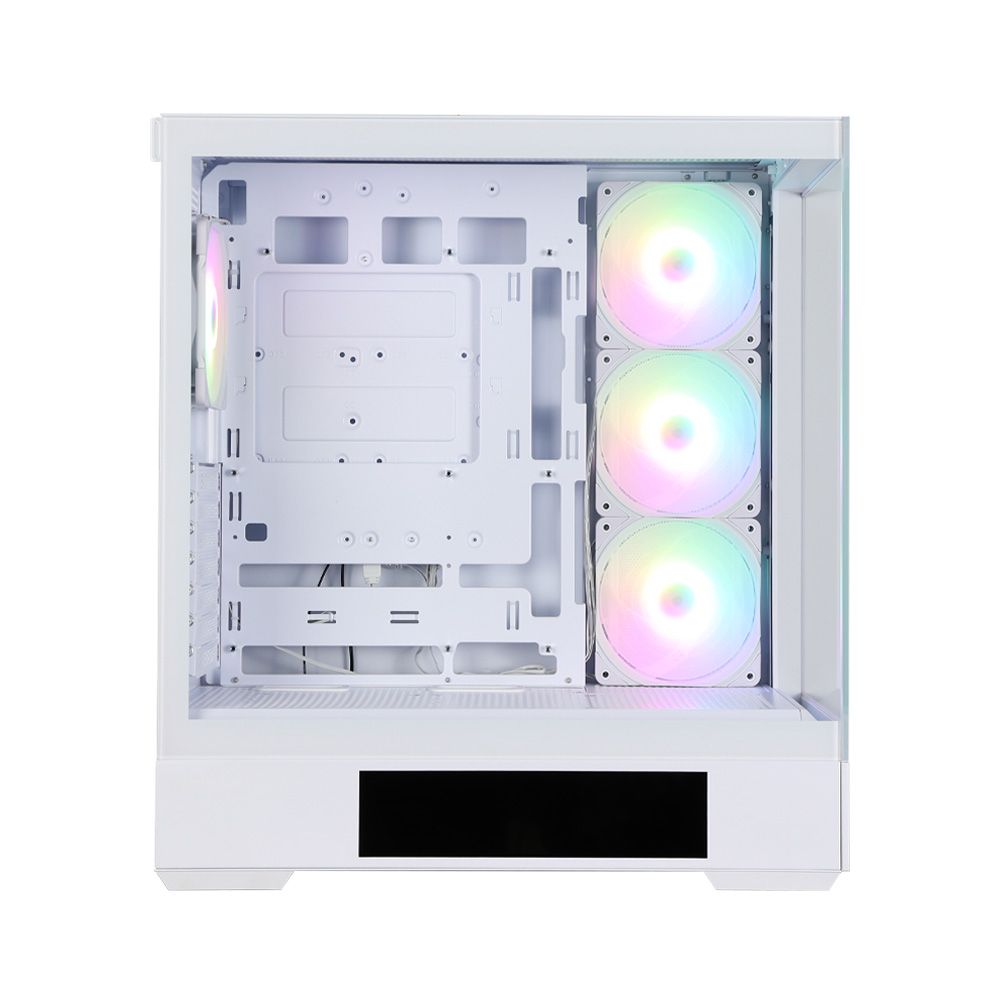 Корпус для ПК Zalman P40 DS White ATX Mid Tower PC Case, 120mm ARGB Fanx4 — изображение 9