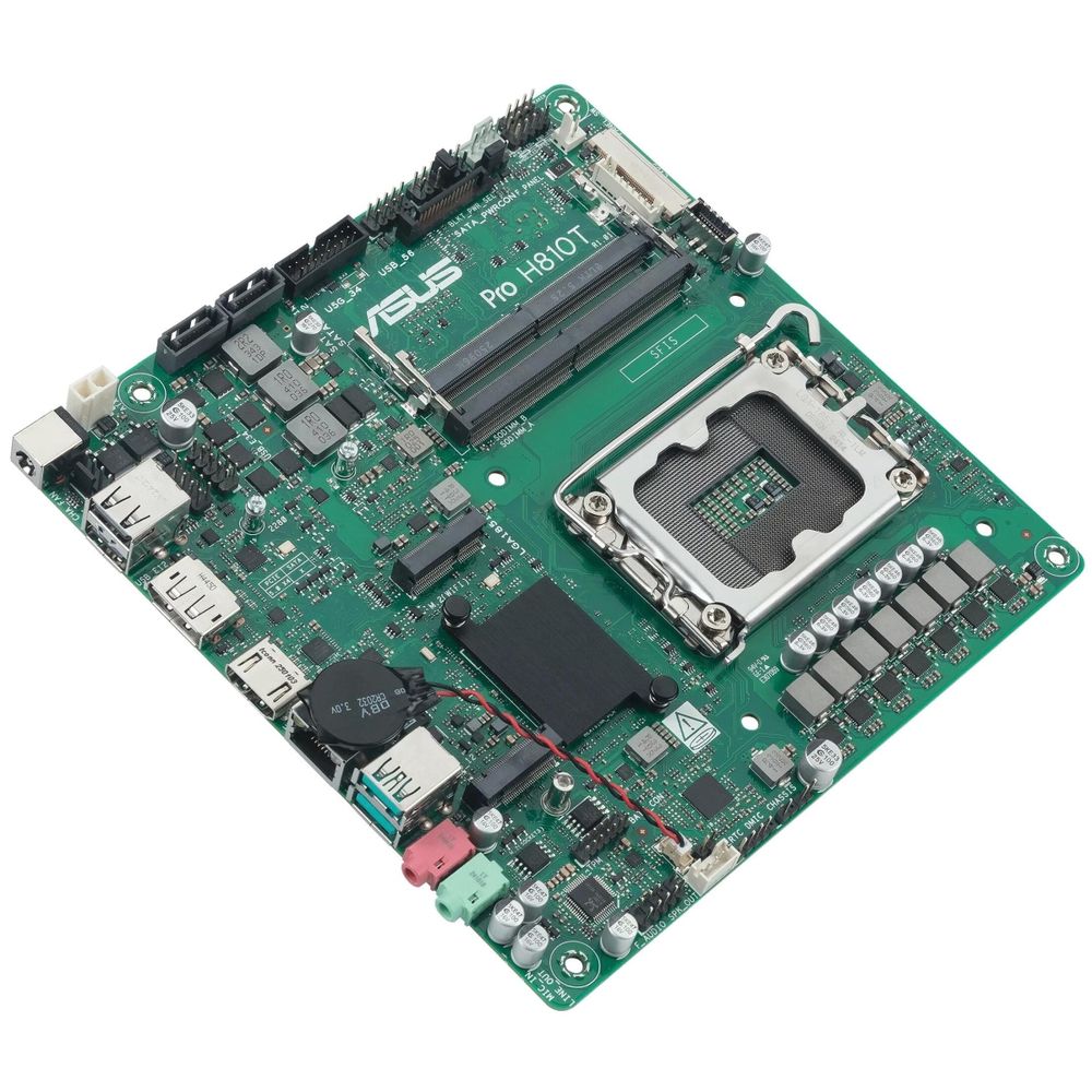 Материнская плата ASUS PRO H810T-CSM LGA1851 mini-ITX 2xDDR5 M.2 DP HDMI GLAN — изображение 5