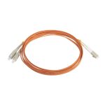 Кабельная сборка Hyperline FC-D2-50-LC/PR-SC/PR-H-3M-LSZH-OR Патч-корд волоконно-оптический (шнур) MM 50/125, LC-SC, 2.0мм, duplex, LSZH, 3м