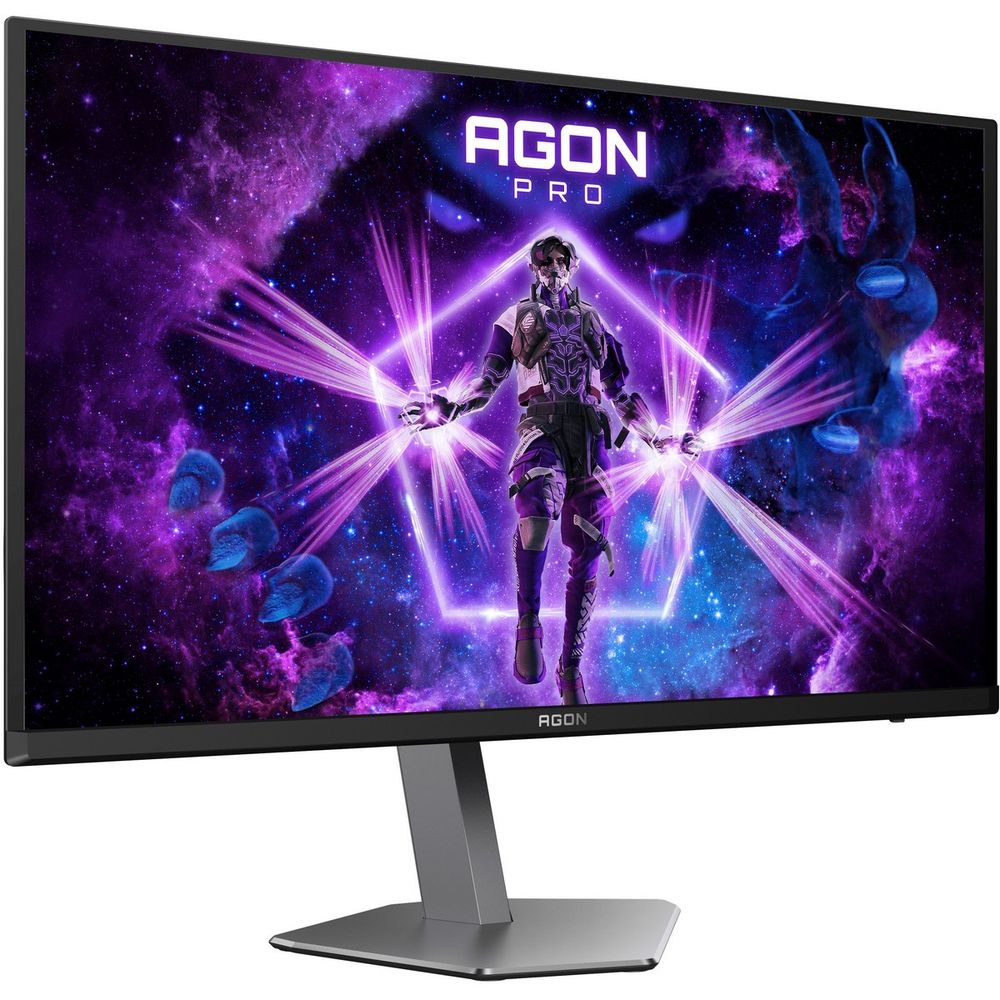 Монитор 26.5" AOC AGON AG276QZD2 QD-OLED, 2560x1440, 240Hz, 0,03ms, 1000сd/m, 1500000:1, HDR10 | 2xHDMI(2.1), 2xDP(1.4), 2xUSB 3.2 | HAS, Pivot, Swivel, ExPSU, Speakers, Vesa 100, Black/Grey — изображение 3