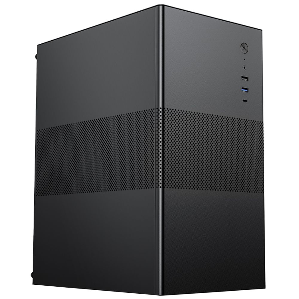 Корпус для ПК ACD Coffer 109B *m*ATX, Type-C + USB3.0 + USB ports + HD audio combo, Mesh, Black.