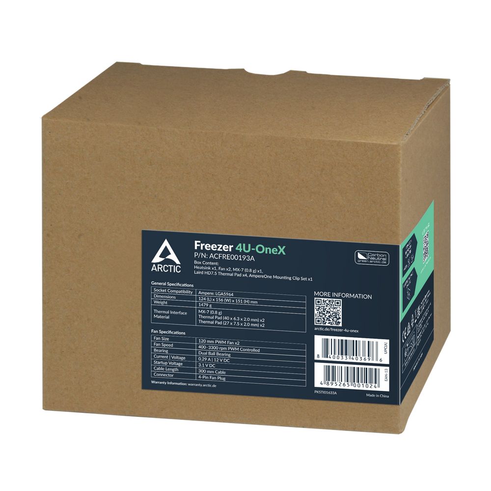 Вентилятор для процессора Arctic Freezer 4U-OneX Retail (Intel Socket LGA5964) (ACFRE00193A) — изображение 8