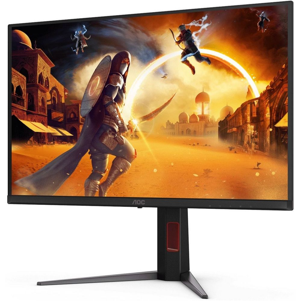 Монитор 26.5" AOC Q27G4ZD QD-OLED, 2560x1440, 240Hz, 0,03ms, 1000сd/m, 1500000:1, HDR10 | 2xHDMI(2.0), DP(1.4), 4xUSB 3.2 | HAS, Pivot, Swivel, InPSU, Vesa 100, Black/Red — изображение 3