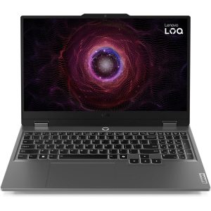 Ноутбук Lenovo LOQ 15ARP9 AMD Ryzen 5 7235HS/16Gb (2*8 D5)/SSD512Gb/RTX3050 6Gb (95W)/15.6’’/IPS/FHD/1920x1080/144Hz/NoOS/RJ-45/Grey/2.38kg