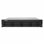 Сетевой RAID-накопитель, 8 отсеков 3,5"/2,5", 2 порта 10 GbE SFP+, 2 порта 2,5 GbE, стоечное исполнение, 1 блок питания. ARM Cortex-A57 Annapurna Labs AL-324 1,7 ГГц, 4 ГБ DDR4. Направляющие в комплект поставки не входят.