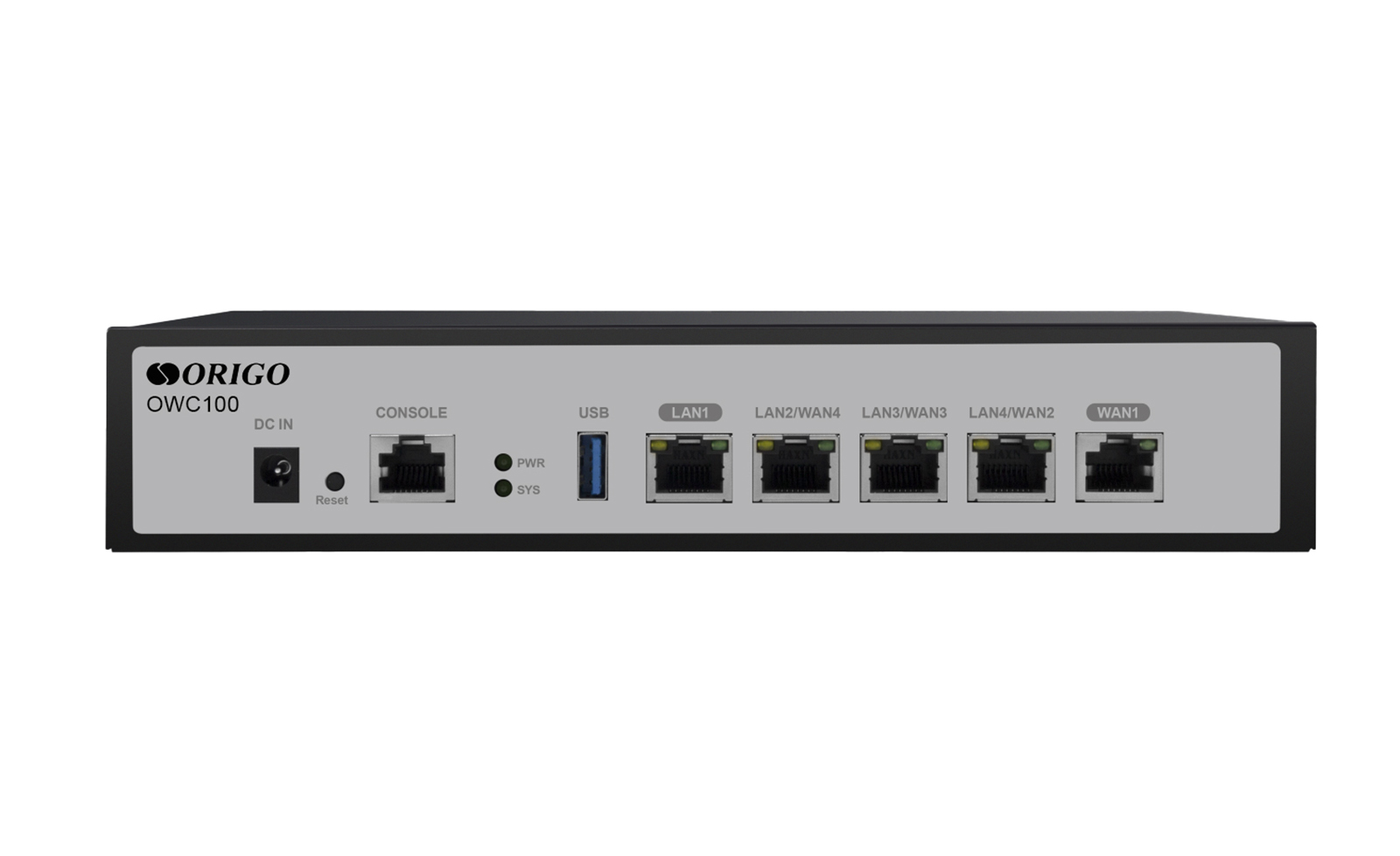 Контроллер точек доступа Wi-Fi, 1x1000Base-T WAN, 1x1000Base-T LAN, 3x1000Base-T WAN/LAN, 1xUSB 3.0, консольный порт RJ-45, комплект для установки в 19" стойку
