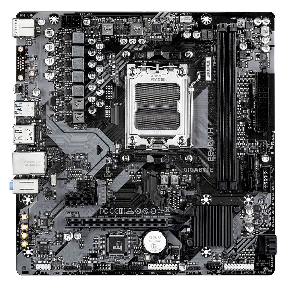 Материнская плата Gigabyte B840M H, RTL — изображение 3