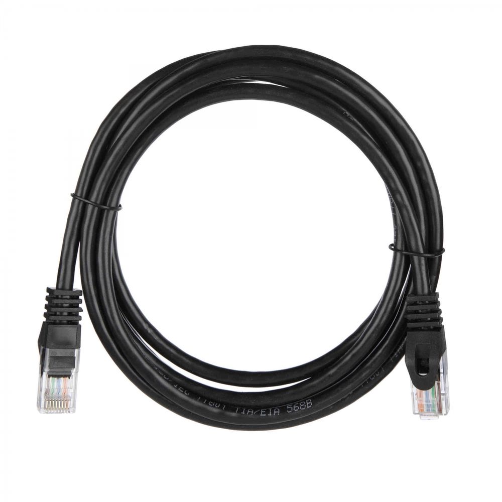 Патч-корд |ACD-LPU5C-20B| Cat5e UTP 24AWG 4Pair, 7/0.18мм CU Черный, 2.0м, (741777)