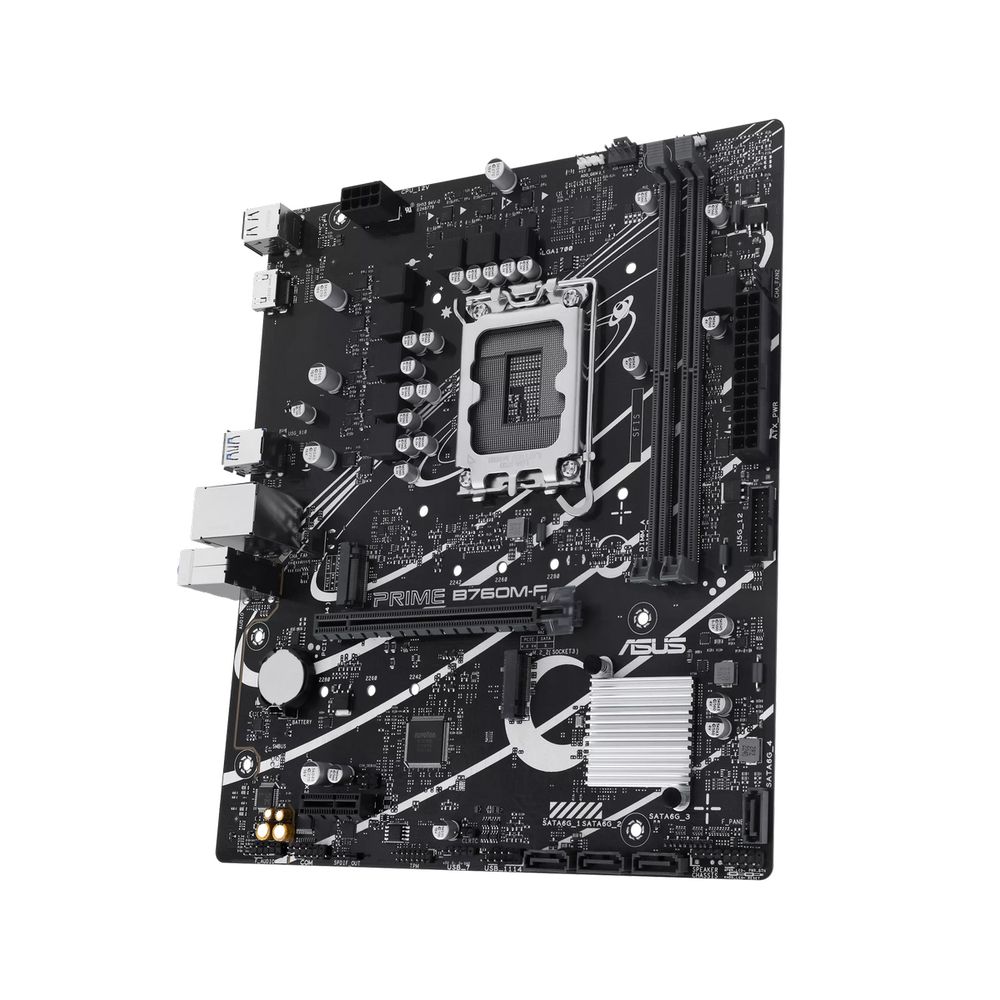Материнская плата ASUS PRIME B760M-F LGA1700 mATX 2xDDR5 PCIEx16 PCIEx1 2xM.2 HDMI GLAN — изображение 5
