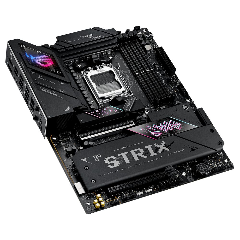 Материнская плата ASUS ROG STRIX B850-E GAMING WIFI AM5 ATX 4xDDR5 2xPCIEx16 5xM.2 2хUSB-C DP HDMI 5GLAN Wi-Fi 7 — изображение 6