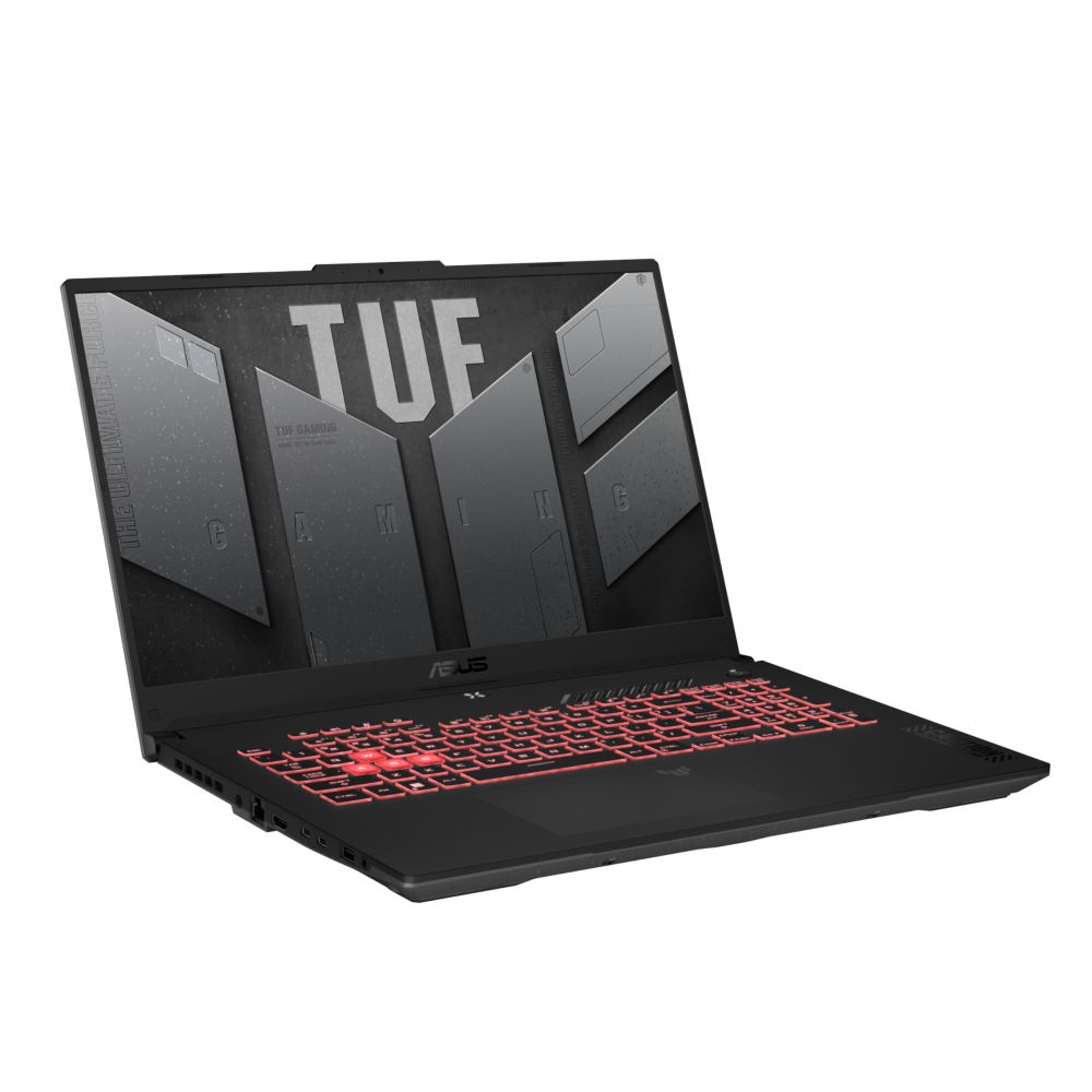 Ноутбук ASUS TUF Gaming A17 FA707NUG AMD Ryzen 7 7445HS/16Gb (D5)/SSD512Gb/RTX4050 6Gb (115W)/17.3"/IPS/FHD/1920x1080/144Hz/NoOS/RJ-45/Mecha Gray/2.6kg — изображение 2