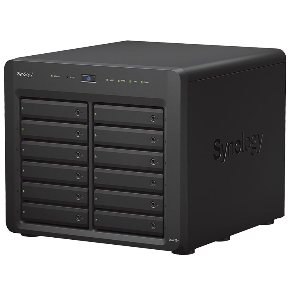 Платформа СХД Synology DS2422+ 12 Bay (Max.24, DX1222) 4xGLAN 4GB (Max.32GB) DDR4 2xUSB — изображение 3