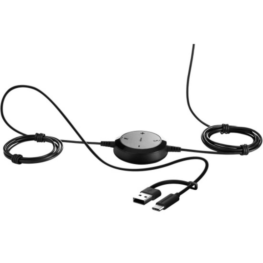Проводная гарнитура Jabra Evolve 20 SE, Stereo MS, USB C/A adapter, Leather (PN:4999-823-369) — изображение 8