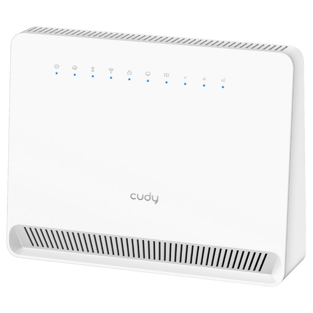 Модем CUDY AC1200 Wi-Fi 4G LTE-Cat4 Router, AC1200 Wi-Fi, build-in 4G LTE modem, 4 10/100M RJ45 Ports, Nano SIM Slot, 300Mbps at 2.4GHz + 867Mbps at 5GHz, Internal antennas, PPTP/L2TP/OpenVPN/WireGuard VPN, DNS over Cloudflare/Google/Quad9, DDNS, SMS, Band locki