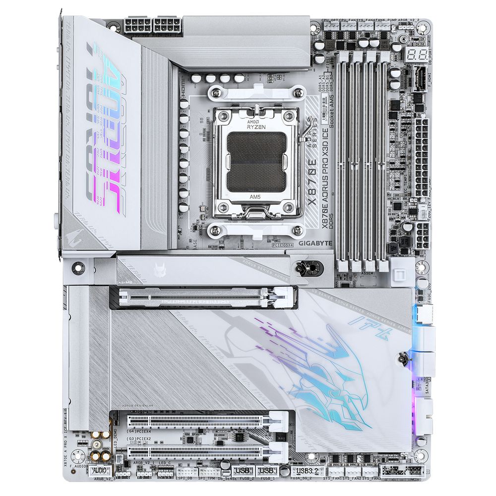Материнская плата Gigabyte X870E AORUS PRO X3D ICE, RTL — изображение 2